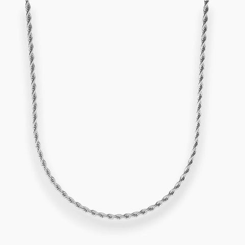 3MM ROPE CHAIN - SILVER
