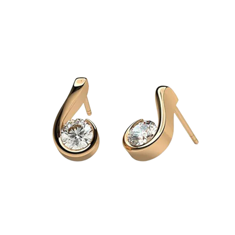 Fine 18k Gold Lab Grown Diamond Studs Earrings