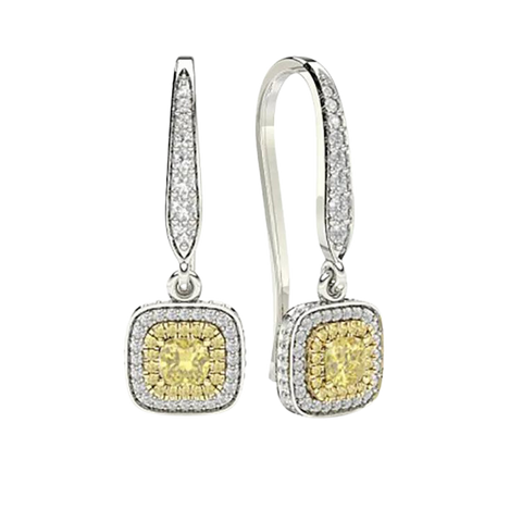 Luxurious Lab Grown Diamond Drop Earrings