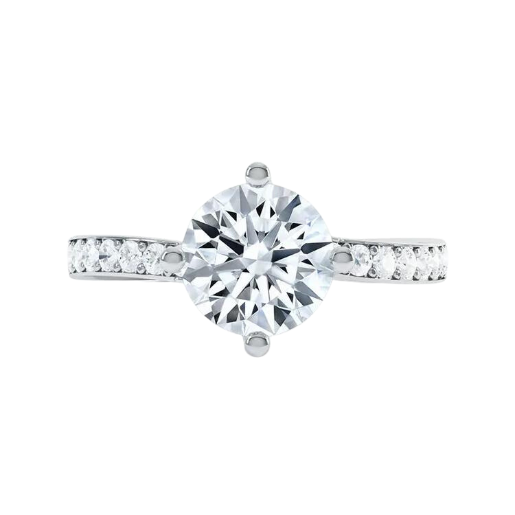 Delicate Design Lab Grown Diamond Engagement Ring