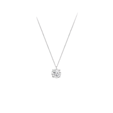 Luxury Round Brilliant Cut Diamond Necklace